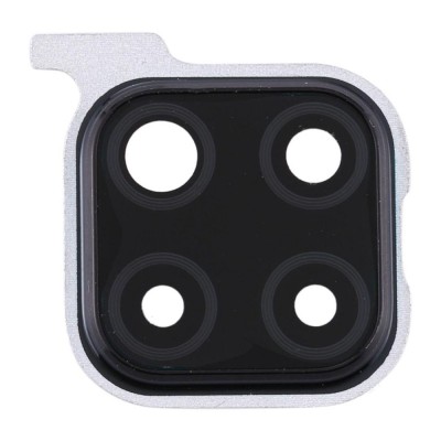 Camera Lens Glass With Frame For Huawei Nova 5i Pro White By - Maxbhi Com
