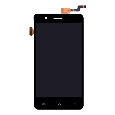 Lcd With Touch Screen For Micromax Bolt Selfie Q424 Black By - Maxbhi Com