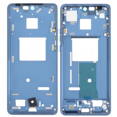 Lcd Frame Middle Chassis For Motorola Edge 40 Blue By - Maxbhi Com