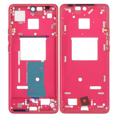 Lcd Frame Middle Chassis For Motorola Edge 40 Magenta By - Maxbhi Com