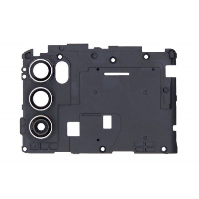 Camera Lens Glass With Frame For Motorola Moto G60 White By - Maxbhi Com