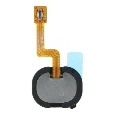 Fingerprint Sensor Flex Cable For Samsung Galaxy A21s Black By - Maxbhi Com