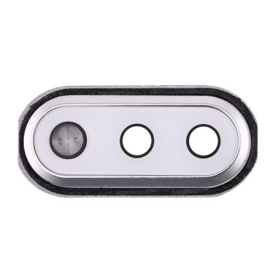 Camera Lens Glass With Frame For Nokia 6 1 Plus White By - Maxbhi Com