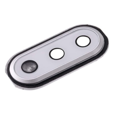 Camera Lens Glass With Frame For Nokia 6 1 Plus White By - Maxbhi Com