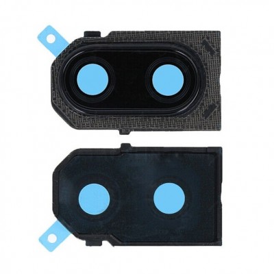 Camera Lens Glass With Frame For Honor 9 Lite Black By - Maxbhi Com