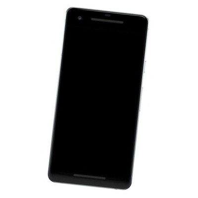 Camera Lens Glass with Frame for Google Pixel 2 Black