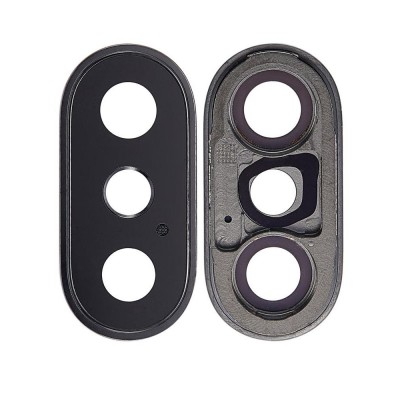 Camera Lens Glass With Frame For Apple Iphone X 256gb Grey By - Maxbhi Com