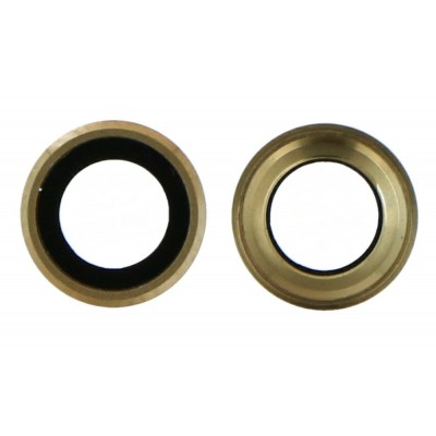 Camera Lens Glass With Frame For Apple Iphone 6s Plus Gold By - Maxbhi Com