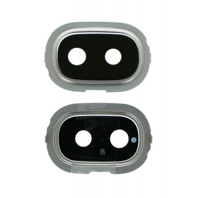 Camera Lens Glass with Frame for Samsung Galaxy J4 Black