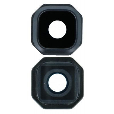 Camera Lens Glass With Frame For Samsung Galaxy A7 2016 Black By - Maxbhi Com