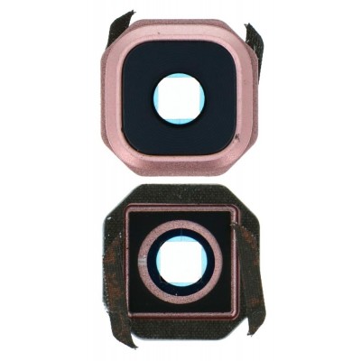 Camera Lens Glass With Frame For Samsung Galaxy A7 2016 Pink By - Maxbhi Com