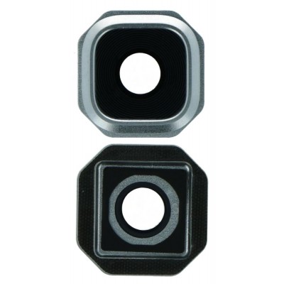 Camera Lens Glass With Frame For Samsung Galaxy A7 2016 White By - Maxbhi Com