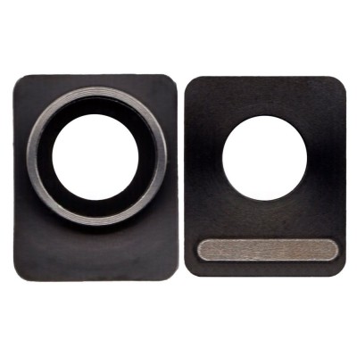 Camera Lens Glass With Frame For Apple Iphone 4s White By - Maxbhi Com