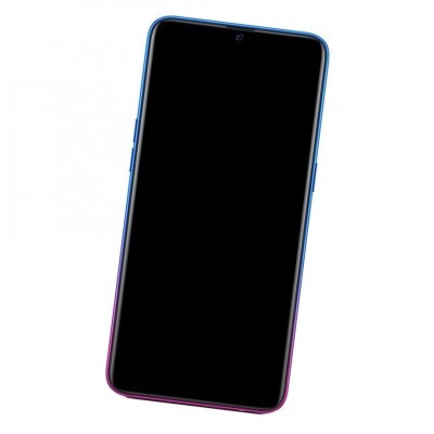 Camera Lens Glass with Frame for Oppo K1 Blue