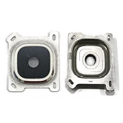 Camera Lens Glass With Frame For Samsung Galaxy E7 Black By - Maxbhi Com