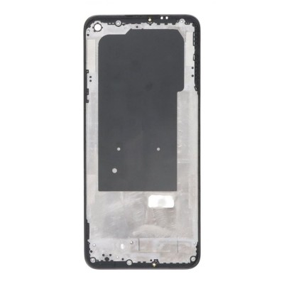 Lcd Frame Middle Chassis For Oppo A74 5g Silver By - Maxbhi Com