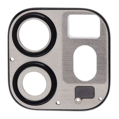 Camera Lens Glass With Frame For Apple Ipad Pro 11 2021 White By - Maxbhi Com