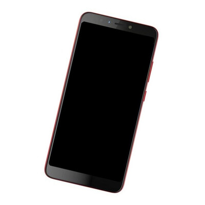 Camera Lens Glass with Frame for Infinix Hot 6 Pro Red