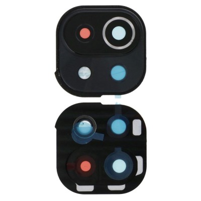 Camera Lens Glass with Frame for Xiaomi Mi 11 Lite 5G Black