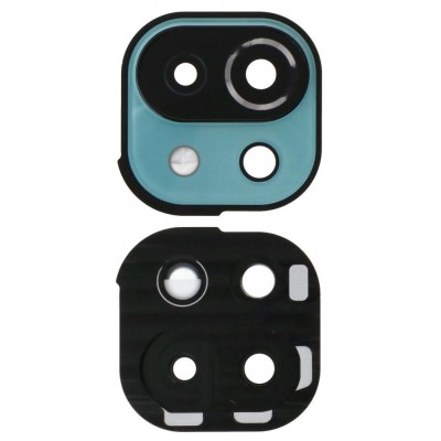 Camera Lens Glass With Frame For Xiaomi Mi 11 Lite 5g Green By - Maxbhi Com