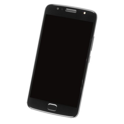 Camera Lens Glass with Frame for Moto G5S Grey