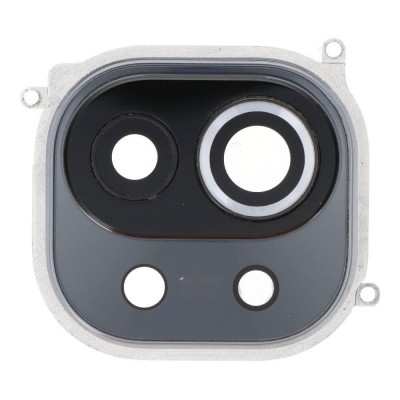 Camera Lens Glass With Frame For Xiaomi Mi 11 Black By - Maxbhi Com