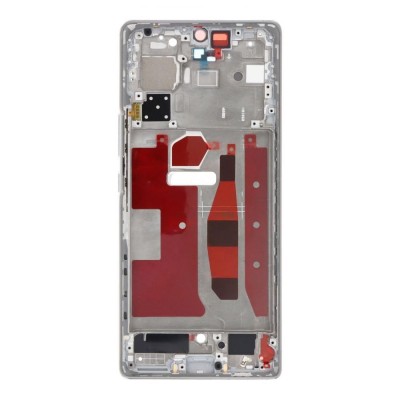 Lcd Frame Middle Chassis For Honor 70 5g Silver By - Maxbhi Com