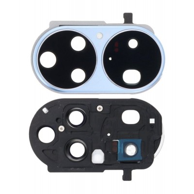 Camera Lens Glass With Frame For Huawei P50 Pro Blue By - Maxbhi Com