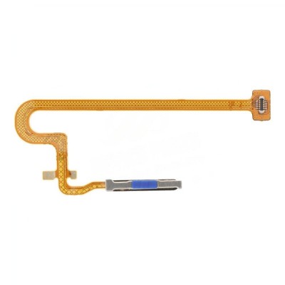 Fingerprint Sensor Flex Cable For Oppo A58 Black By - Maxbhi Com
