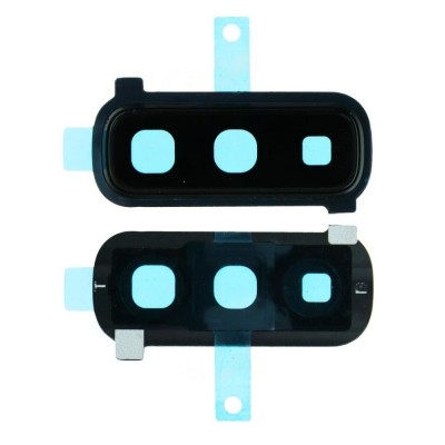 Camera Lens Glass with Frame for Samsung Galaxy Fold 5G Black