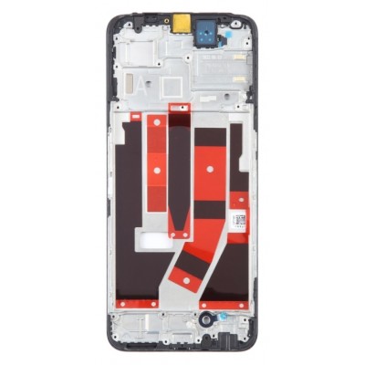 Lcd Frame Middle Chassis For Oppo A97 5g Black By - Maxbhi Com