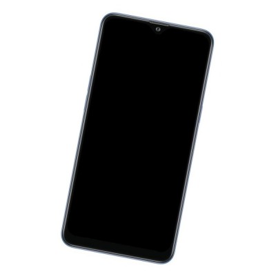 Camera Lens Glass with Frame for Samsung Galaxy M01s Blue