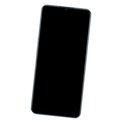 Camera Lens Glass with Frame for Oppo A58x Blue