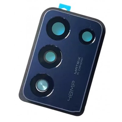 Camera Lens Glass With Frame For Realme Q3s Black By - Maxbhi Com