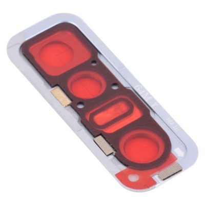 Camera Lens Glass With Frame For Vivo Y73s White By - Maxbhi Com