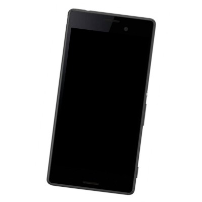 Camera Lens Glass with Frame for Sony Xperia M4 Aqua White