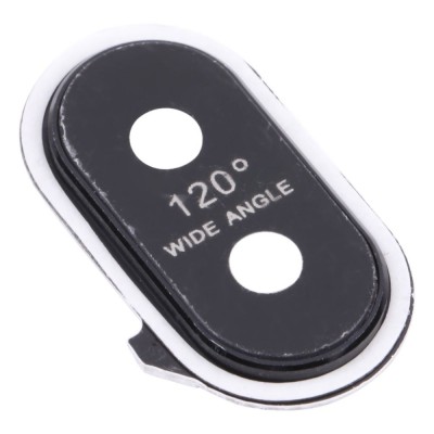 Camera Lens Glass with Frame for Asus Zenfone 5 Lite ZC600KL Black