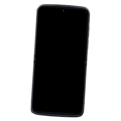 Camera Lens Glass with Frame for Motorola Razr 2022 Black