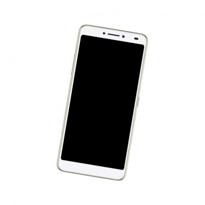 Camera Lens Glass with Frame for Alcatel 3V Blue