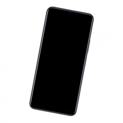 Camera Lens Glass with Frame for Vivo Y30 5G Black