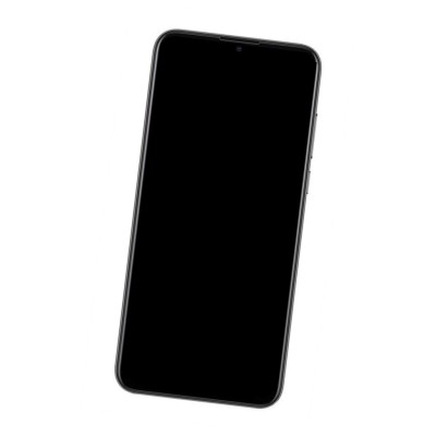 Camera Lens Glass with Frame for Meizu M10 Black