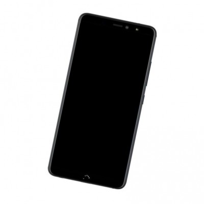 Camera Lens Glass with Frame for BQ Aquaris X2 Pro White
