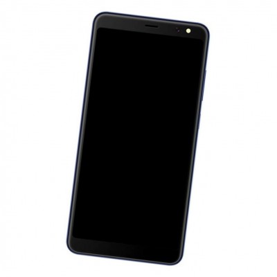 Camera Lens Glass with Frame for I Kall K9 Blue