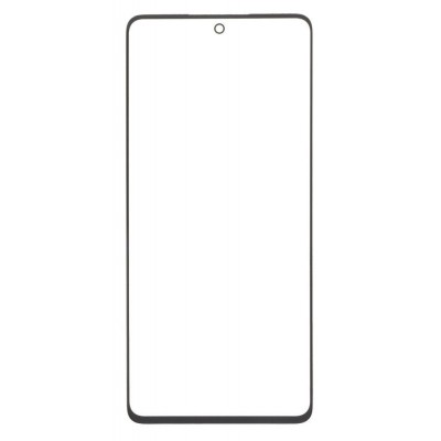 Replacement Front Glass For Samsung Galaxy M53 5g Black By - Maxbhi Com