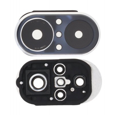 Camera Lens Glass With Frame For Huawei Nova 9 Se White By - Maxbhi Com