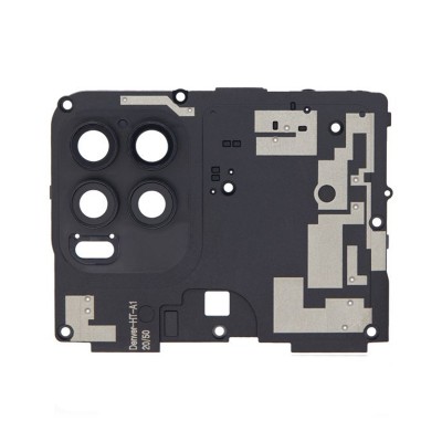 Camera Lens Glass with Frame for Motorola Moto G Stylus 5G Black