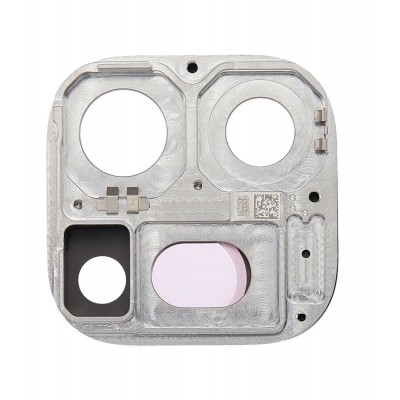 Camera Lens Glass With Frame For Apple Ipad Pro 12 9 2021 White By - Maxbhi Com