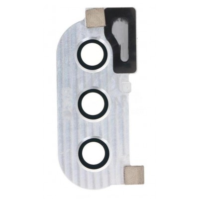 Camera Lens Glass With Frame For Sony Xperia 10 Iii White By - Maxbhi Com