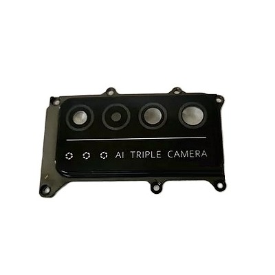 Camera Lens Glass With Frame For Tmobile Revvl V Plus 5g Black By - Maxbhi Com