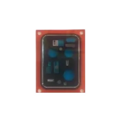 Camera Lens Glass With Frame For Vivo Y33t Black By - Maxbhi Com